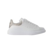 Leather sneakers Alexander McQueen , White , Heren