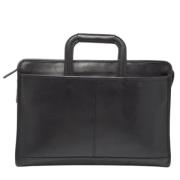 Pre-owned Leather briefcases Coach Pre-owned , Black , Heren