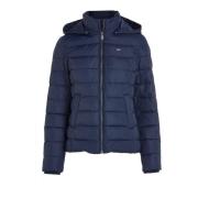 Down Jackets Tommy Jeans , Blue , Dames