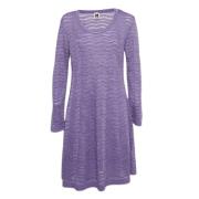 Pre-owned Fabric dresses Missoni Pre-owned , Purple , Dames
