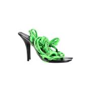 Pre-owned Nylon heels Balenciaga Vintage , Green , Dames