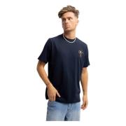Regular T-Shirt Donkerblauw/Goud Off The Pitch , Blue , Heren