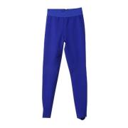 Pre-owned Cotton bottoms Stella McCartney Pre-owned , Blue , Dames