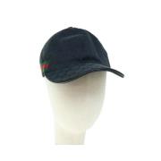 Pre-owned Canvas hats Gucci Vintage , Black , Dames