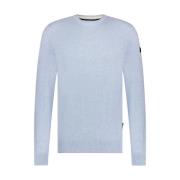 Comfortabele Crew-Neck Sweatshirt State of Art , Blue , Heren