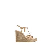 Mermaid Sleehak Sandaal Sergio Rossi , Beige , Dames