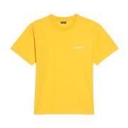 Surrealistische Logo Print Klassiek T-Shirt Jacquemus , Yellow , Dames