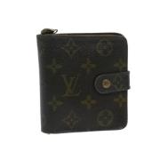 Pre-owned Canvas wallets Louis Vuitton Vintage , Brown , Dames