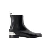 Pre-owned Leather boots Alexander McQueen Pre-owned , Black , Heren