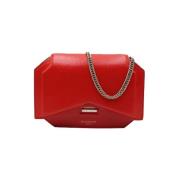Pre-owned Leather shoulder-bags Givenchy Pre-owned , Red , Dames