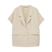 Vests Agnona , Beige , Dames