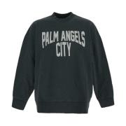 Sweatshirts Palm Angels , Gray , Heren