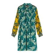 Bloemenprint Zijden Jurk Max Mara Weekend , Multicolor , Dames