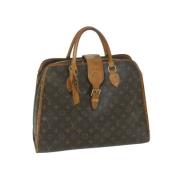 Pre-owned Canvas handbags Louis Vuitton Vintage , Brown , Dames