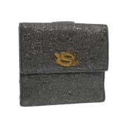 Pre-owned Leather wallets Yves Saint Laurent Vintage , Gray , Dames