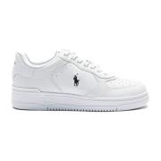 Masters CRT Leren Sneakers Wit/Zwart Ralph Lauren , White , Heren