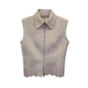 Pre-owned Fabric tops Alaïa Pre-owned , Beige , Dames