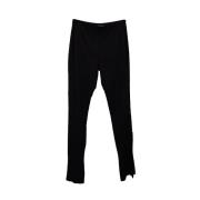Pre-owned Viscose bottoms Jacquemus Pre-owned , Black , Dames