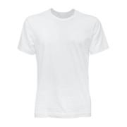 Witte Basic T-shirt Comme des Garçons , White , Heren
