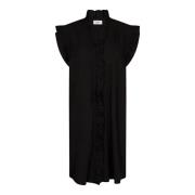 Shirt Dresses Co'Couture , Black , Dames