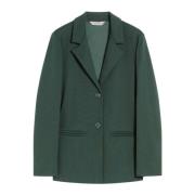 Klassieke Katoenen Blazer Max Mara , Green , Dames