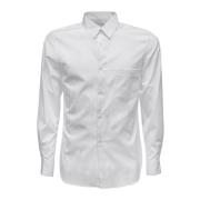 Witte Poplin Overhemd Comme des Garçons , White , Heren