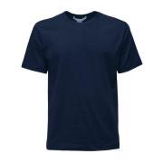 Blauw Basic T-shirt Comme des Garçons , Blue , Heren