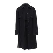 Pre-owned Cotton outerwear Burberry Vintage , Black , Dames