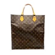 Pre-owned Canvas louis-vuitton-bags Louis Vuitton Vintage , Brown , Da...