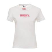 T-Shirts Husky Original , White , Dames