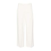 Cropped Trousers Erika Cavallini , White , Dames