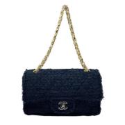 Pre-owned Fabric chanel-bags Chanel Vintage , Blue , Dames