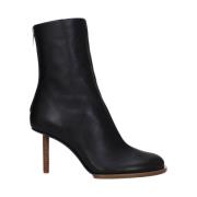 Stijlvolle Leren Laars Jacquemus , Black , Dames