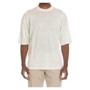 T-Shirts Roberto Collina , White , Heren