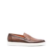 Loafers Santoni , Brown , Heren