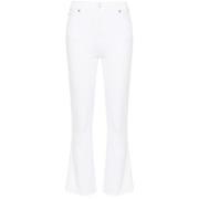 Hoge Taille Bootcut Jeans 7 For All Mankind , White , Dames