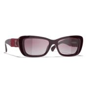 Sunglasses Chanel , Red , Unisex