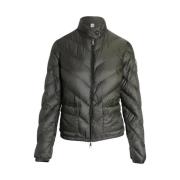 Pre-owned Fabric outerwear Moncler Pre-owned , Green , Dames
