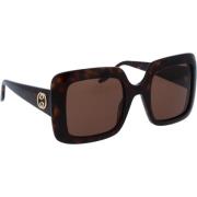 Zonnebril Gucci , Brown , Dames