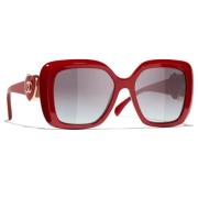 Sunglasses Chanel , Red , Unisex