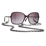 Sunglasses Chanel , Red , Dames