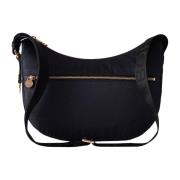 Luna Hobo Tas Borbonese , Black , Dames