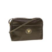 Pre-owned Leather shoulder-bags Valentino Vintage , Brown , Dames