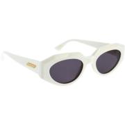 Sunglasses Bottega Veneta , White , Dames