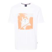 T-Shirts Hugo Boss , White , Heren