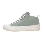 Suede and leather ankle sneakers MID S Candice Cooper , Green , Dames