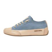 Buffed leather and suede sneakers Rock S Candice Cooper , Blue , Dames
