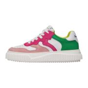 Leather and suede sneakers Laura Voile Blanche , Pink , Dames
