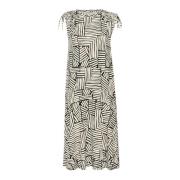 Cutout Stripes Jurk InWear , Multicolor , Dames