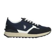 Stijlvolle Jasper Sneakers voor Mannen U.s. Polo Assn. , Blue , Heren